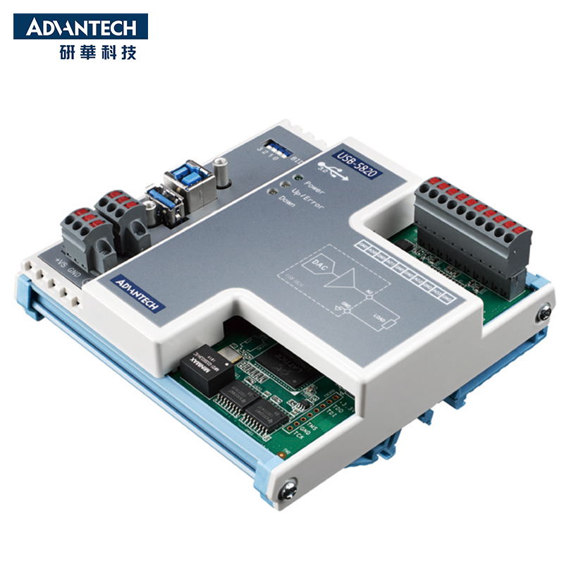 研华Advantech,USB-5820,4-ch, 16位，200ks /s隔离模拟输出USB 3.0 I/O模块
